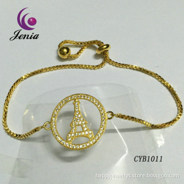 Jenia Adjustable Popular Chian Bracelet,Custom Your LOGO